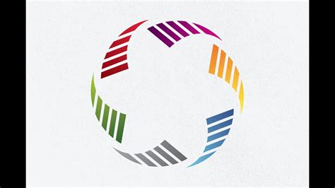 Illustrator Tutorial Create A Circle Colorful Logo Design In Adobe