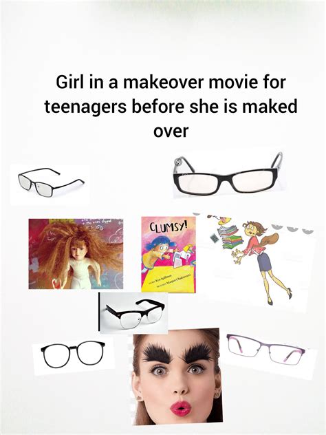 Girl In A Teenage Makeover Movie Before She Gets Maked Over R