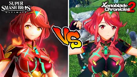 Smash Bros Ultimate Vs Xenoblade Pyra And Mythra Moveset Comparison And More Youtube