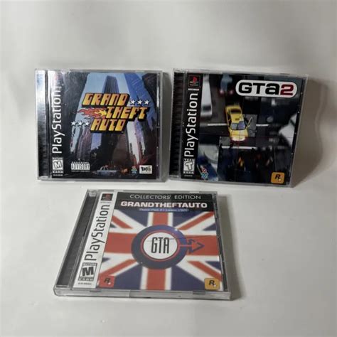 Grand Theft Auto Lot Gta 1 And 2 Gta London Sony Playstation 1