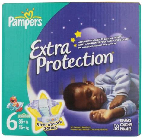 Pampers Extra Protection Diapers Size 6 Super Pack 58 Count Pricepulse