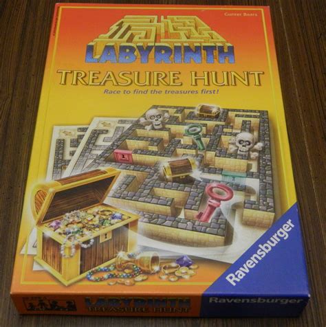 Labyrinth Treasure Hunt Board Game Review | Geeky Hobbies