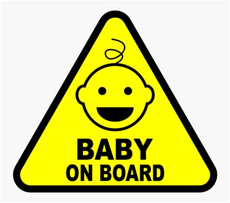 Baby On Board Baby On Board Sign Png Free Transparent Clipart