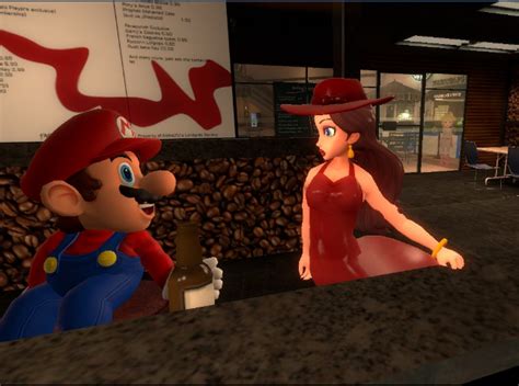 Mario Drunk Cheating On Peach By Regularshowandsonic On Deviantart
