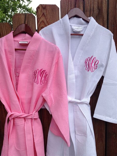 Monogrammed Robes Bridesmaid Gifts Personalized Waffle Robes