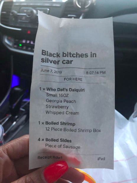 Mississippi Drive Thru Employee Fired After Printing Racial Slur On