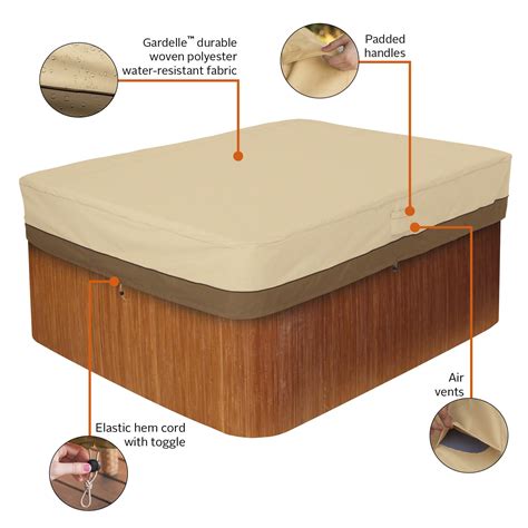 Classic Accessories Veranda Rectangular Hot Tub Cover