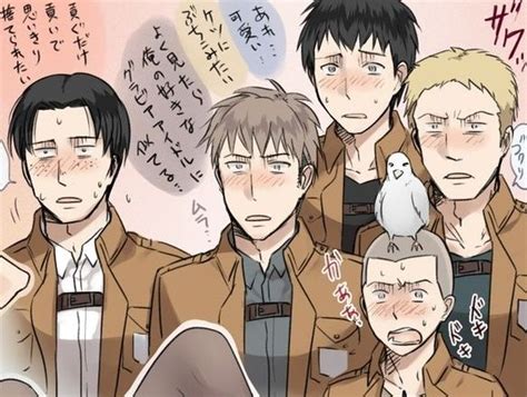 Blushing Snk Boys Jean Berthold Marco Reiner Connie Anime
