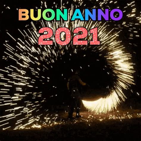 Un felice anno buon 2021. GIF Auguri Buon Anno 2021 - Capodanno