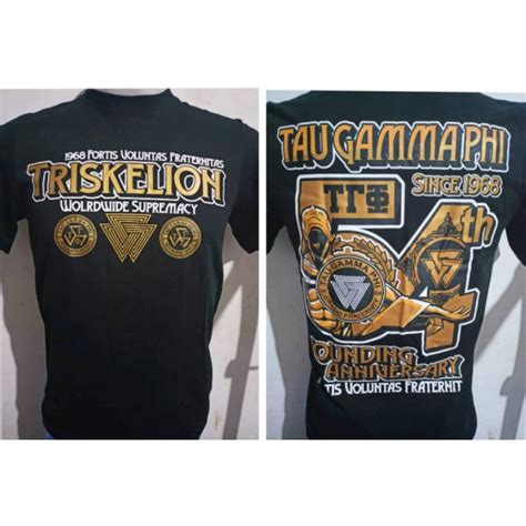 Tau Gamma Phi Triskelion Grand Fraternity Shirt N Th Founding