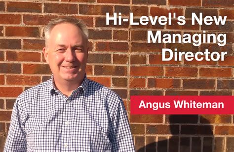 Hi Levels New Managing Director Angus Whiteman Hi Level Mezzanines