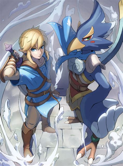Link And Revali The Legend Of Zelda And 1 More Drawn By Gxp Danbooru