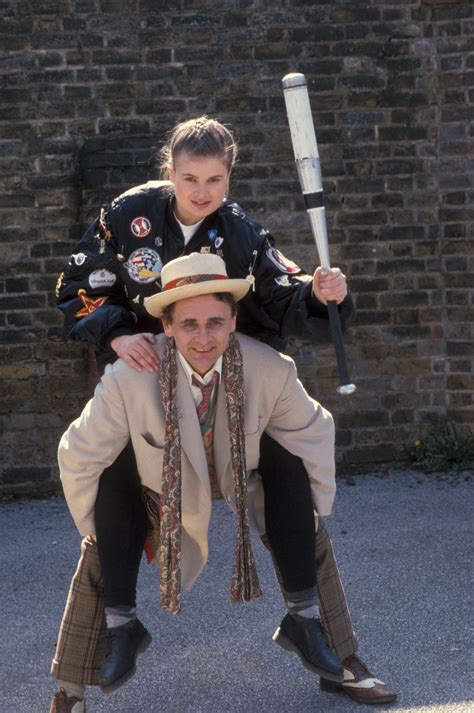 The Seventh Doctor Sylvester Mccoy With Ace Sophie Aldred Doctor