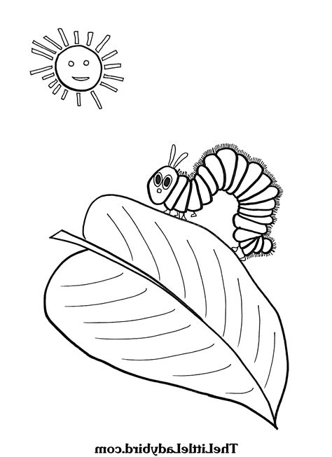 Hungry Caterpillar Coloring Pages Very Hungry Caterpillar Coloring Page