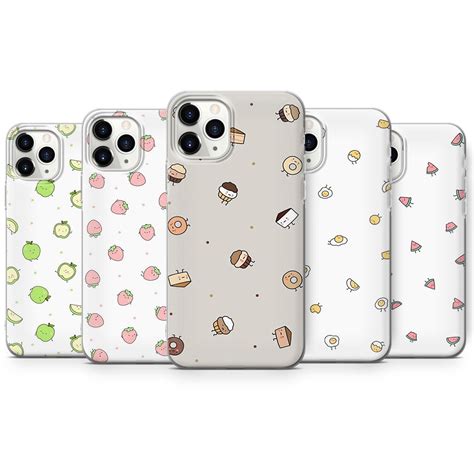 Kawaii Food Phone Case Cute Food Phone Case Fit For Iphone 12 Etsy