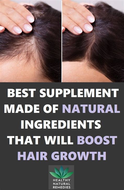 Boost Hair Growth Naturally Boost Hair Growth Hair Growth Supplement