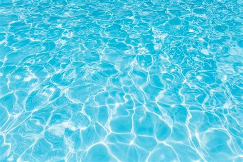 Beautiful Ripple Wave And Blue Water Surface In Swimming Pool Blue