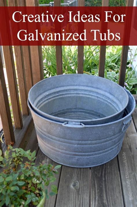 20 Galvanized Tubs For Gardening