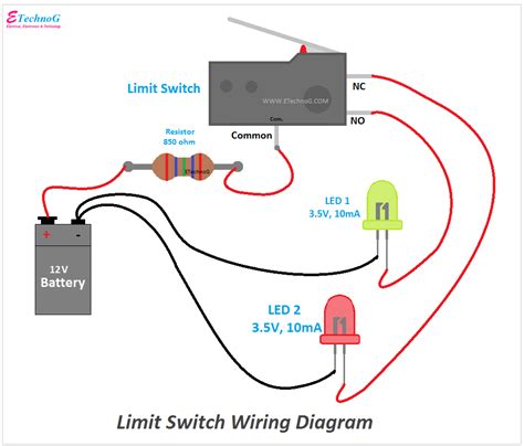 Limit Switch Wiring Diagram And Connection Procedure Etechnog
