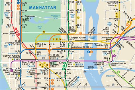 New York Ny Subway Map Campus Map