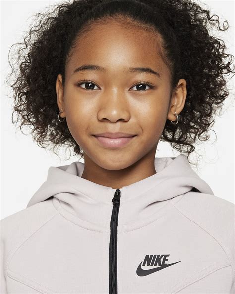 Nike Sportswear Tech Fleece Older Kids Girls Full Zip Hoodie Nike Uk