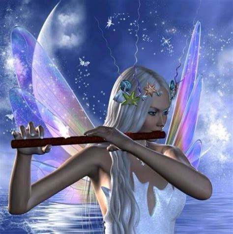 Fairy Playing The Flute 3d Fantasy Fantasy Fairy Fairy Art Fantasy