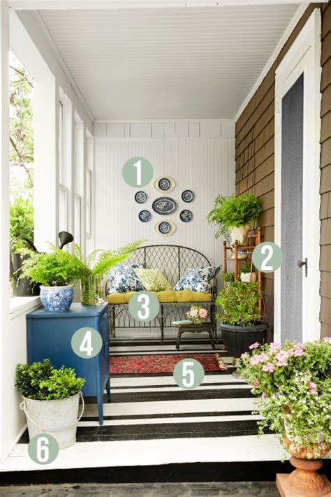 A Garden Porch Get The Look Small House Decorating Patio Design