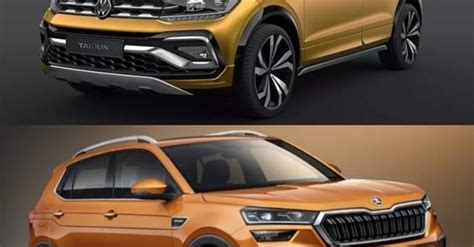 Skoda Kushaq Vs Volkswagen Taigun Exterior Design Compared