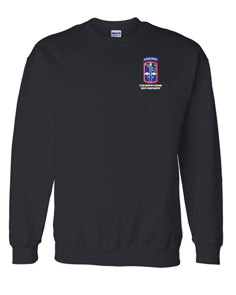 172nd Infantry Brigade Abn Embroidered Sweatshirt 7164 Etsy