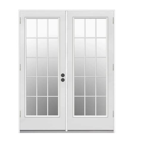 Shop Reliabilt Right Hand Outswing Steel French Patio Door At