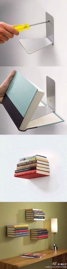 Diy Create A Floating Bookshelf Quick And Easy Musely