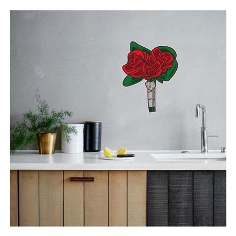 Red Roses Bunch Wall Decal Takealot