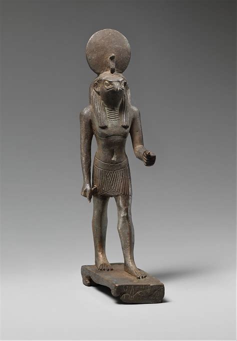 Statuette Of Horus Lord Of Sekhem Letopolis Late Period The Metropolitan Museum Of Art