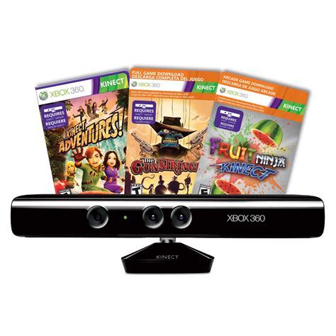 Kinect Bundle Kinect Sensor With Kinect Adventures And Gunstringer
