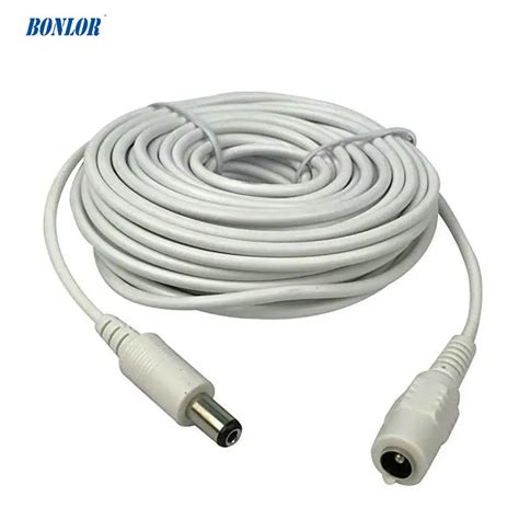 Dc 12v Power Extension Cable 10m30ft 21x55mm For Cctv Security