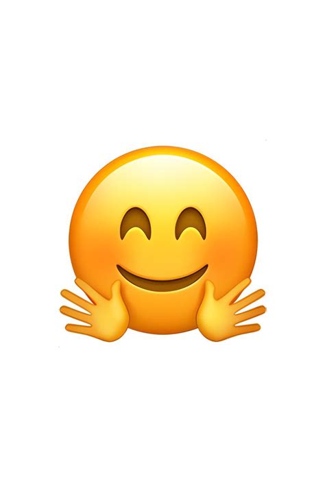 Hugging Face Emoji In Hand Emoji Excited Emoji Emoji