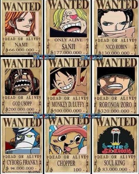 One Piece New Wanted Posters Piecings One Piece Merchandise One Piece