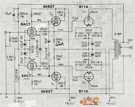 811a Tube Amplifier Schematic