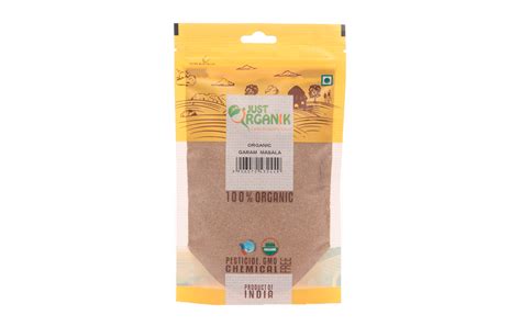 Just Organik Organic Garam Masala Pack 100 Grams Gotochef