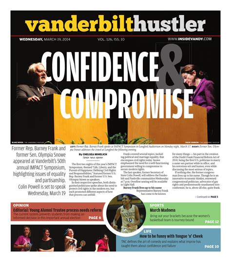 The Vanderbilt Hustler 03 19 14 By The Vanderbilt Hustler Issuu