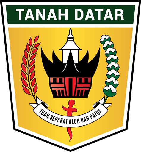Lambang Kabupaten Tanah Datar Sumatera Barat - 237 Design