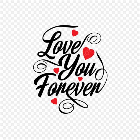 Love You Forever Typographic Card Love Drawing Card Drawing Love
