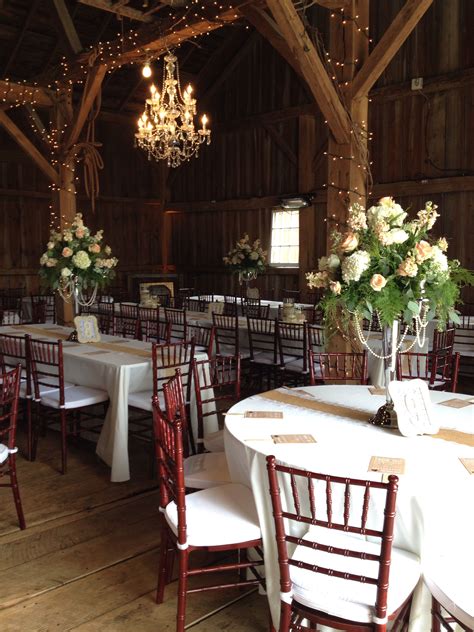 Rustic Elegant Barn Reception At Wea Creek Orchard Barn Wedding