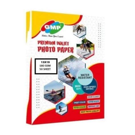 Gmp 13x19 Inkjet Photo Glossy Paper 180gsm50 Sheets At Best Price In