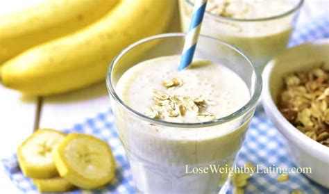 It is because they contain a right amount of carbohydrates that can help in weight gain if consumed you can also make smoothies that can help in weight gain. Banana Oatmeal Smoothie For Weight Gain Benefits : Peanut ...