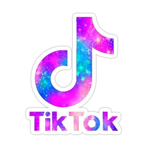 Tik Tok Bling Sticker By Billytm In 2021 Purple Sticker Tiktok Logo