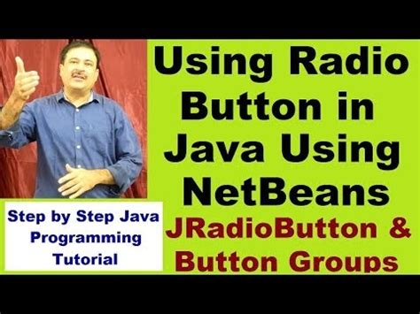 Web Development How To Use Radio Button In NetBeans Java Swing