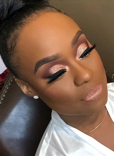 Makeup For Black Women Black Bridal Makeup Makeup Black Dark Skin