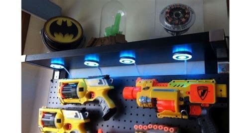 We build a nerf gun wall and it was really easy! 16 Fantastic & Magical Storage Ideas for Kids' Bedrooms