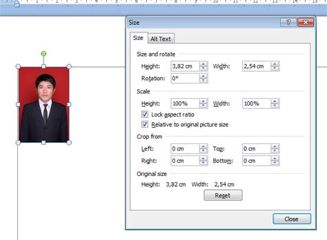 Hingga saat ini ukuran foto 3×4 masih sering dipakai untuk kepentingan tertentu. Cara membuat ukuran foto 3x4 di microsoft word 2007 Atau ...